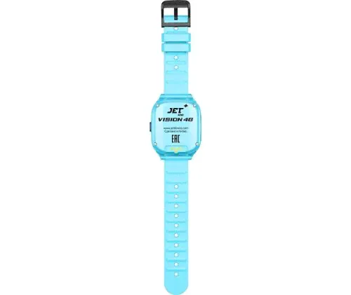 Часы-телефон JET Kid Vision 4G детские, голубые-0