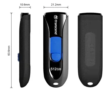 Флешка Transcend 16GB Jet Flash 790 Black-1