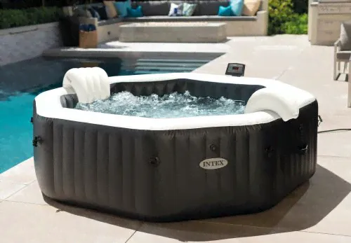 Надувной бассейн джакузи PureSpa Jet and Bubble Deluxe Intex 28462