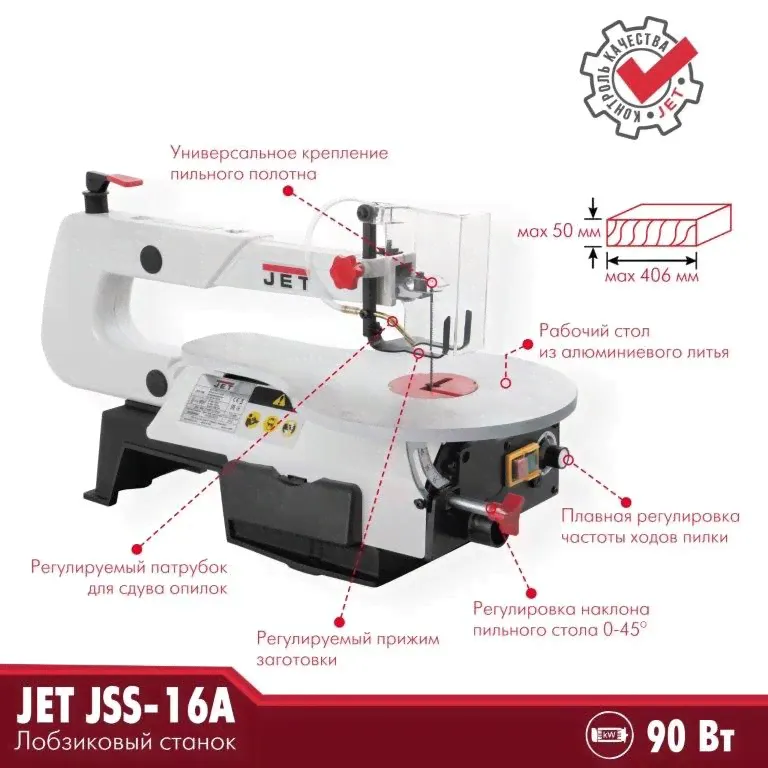 JET Лобзиковый станок JSS-16A 10000808MA