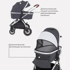 Коляска 2 в 1 RANT CRUISE Jet Carbon 4670078619846