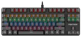 Клавиатура Jet.A Panteon T16 RS HS <USB> 87 КЛ., подсветка клавиш