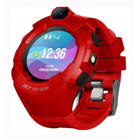 Детские умные часы Jet Kid Gear Red-Black-1