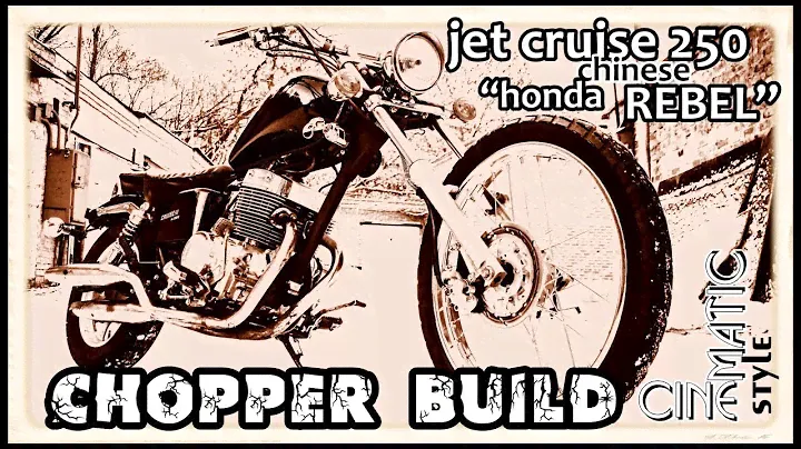 Jet Cruise 250 - Not Honda Rebel, but CHOPPER. Cinematic Build-off )